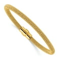 thumbnail image 3 of Sterling Silver Bracelet Fancy mm 7.5 in Gold-tone 18K Flash-plated Magnetic, 3 of 6