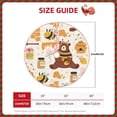 thumbnail image 4 of Kll Cute Bee Honey Jar Hive Bear Christmas Tree Skirt 30",Party Decorations Farmhouse For Christmas Decorations Holiday Party, 4 of 8