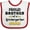 White and Red, variant on Inktastic Proud Brother of a Kindergarten Grad Boys Baby Bib