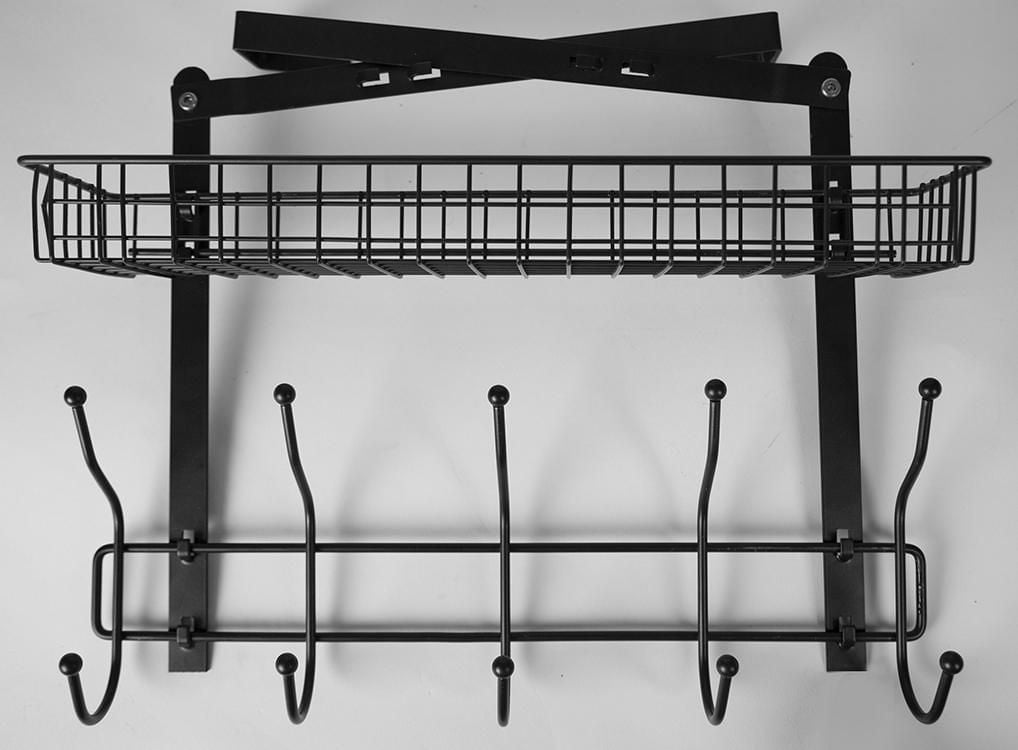 era Rivista Multi Over the Door Organizer Black