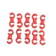 thumbnail image 2 of Clip De Cable De Freno Cable de freno de bicicleta Clip hebilla S estilo bicicleta MTB manguera guía bridas para cables (rojo), 2 of 6
