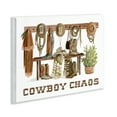thumbnail image 4 of Stupell Industries Cowboy Chaos Accessories Entertainment Painting Unframed Art Print Wall Art, 14 x 11, 4 of 8