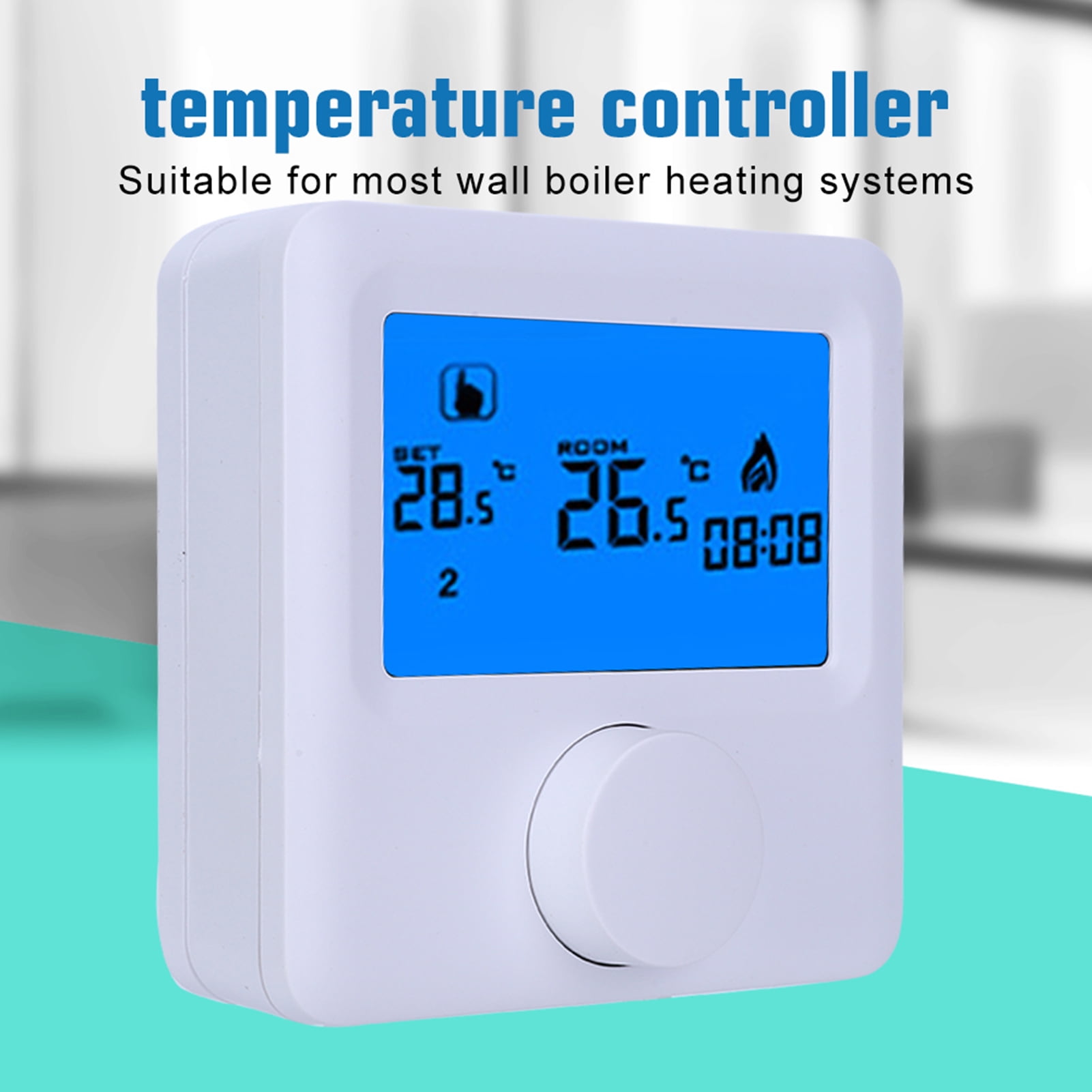 ESTINK Heating Thermostat, Heating Cooling Thermostat, 5+2 Days