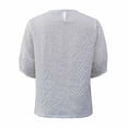 thumbnail image 2 of GEORGE G BLUSA CR MC C/ELASTICO TEXTURA, 2 of 4
