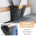 thumbnail image 4 of LNKOO Bedside Caddy,Bedside Storage Organizer,Table Cabinet Hanging Storage Organizer,Sofa Felt Bedside Pocket,Under Mattress Holder Bag for Book,Ipad,Tablet,Remotes, 4 of 8