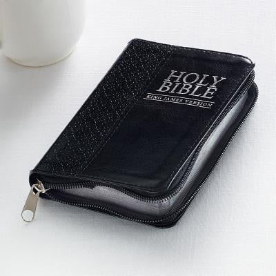 Pocket Bible - KJV Mini Pocket Edition : Zippered Black