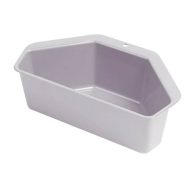 Less Than 5 Rack Kitchen Leaking Basket Triangular Kitchen Waste Leaking Basket Sink Side Shelf