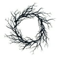thumbnail image 2 of sruoe Halloween Decor, Halloween Decoration Indoor, Artificial Wreaths, Halloween Decoration Outdoor, Halloween Decoration, Front Door Wreaths, Halloween Horror Night withered Branch Wreath, 2 of 6