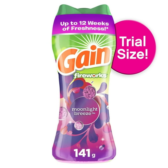 Gain Fireworks In-Wash Scent Booster Beads, Moonlight Breeze Scent, 141G