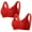 Red, variant on XMMSWDLA Nursing Sleep Bras for Breastfeeding Women Button Front Maternity Comfy Bralette Sports Bras for Women Plus Size Women Bra Tank