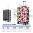 thumbnail image 6 of Lsque Snails Printed Luggage Cover, Travel Luggage Protector,Scratch and Dirt Resistant, Fits 18-32 Inch Luggage - Large, 6 of 9