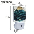 thumbnail image 4 of Yayeee LED Plug in Night Light for The Home with Auto Dusk to Dawn Light Sensors, 2 Pack, Blue Mountains, 4 of 6