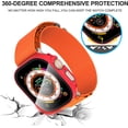 thumbnail image 5 of KOMI 2-Pack for Apple Watch Ultra/Ultra 2 49mm PC All-Around Screen Protector Case, Tempered Glass Screen Protector Case Ultra-Thin for iWatch Ultra/iWatch Ultra 2 49mm Protection Cover -Red, 5 of 5
