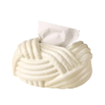 thumbnail image 1 of Ceramic Tissue Box Twine Grain Napkin Carton Toilet Paper Holder Napkin Dispenser Rack Stand Home Decoraction Organizer, 1 of 3