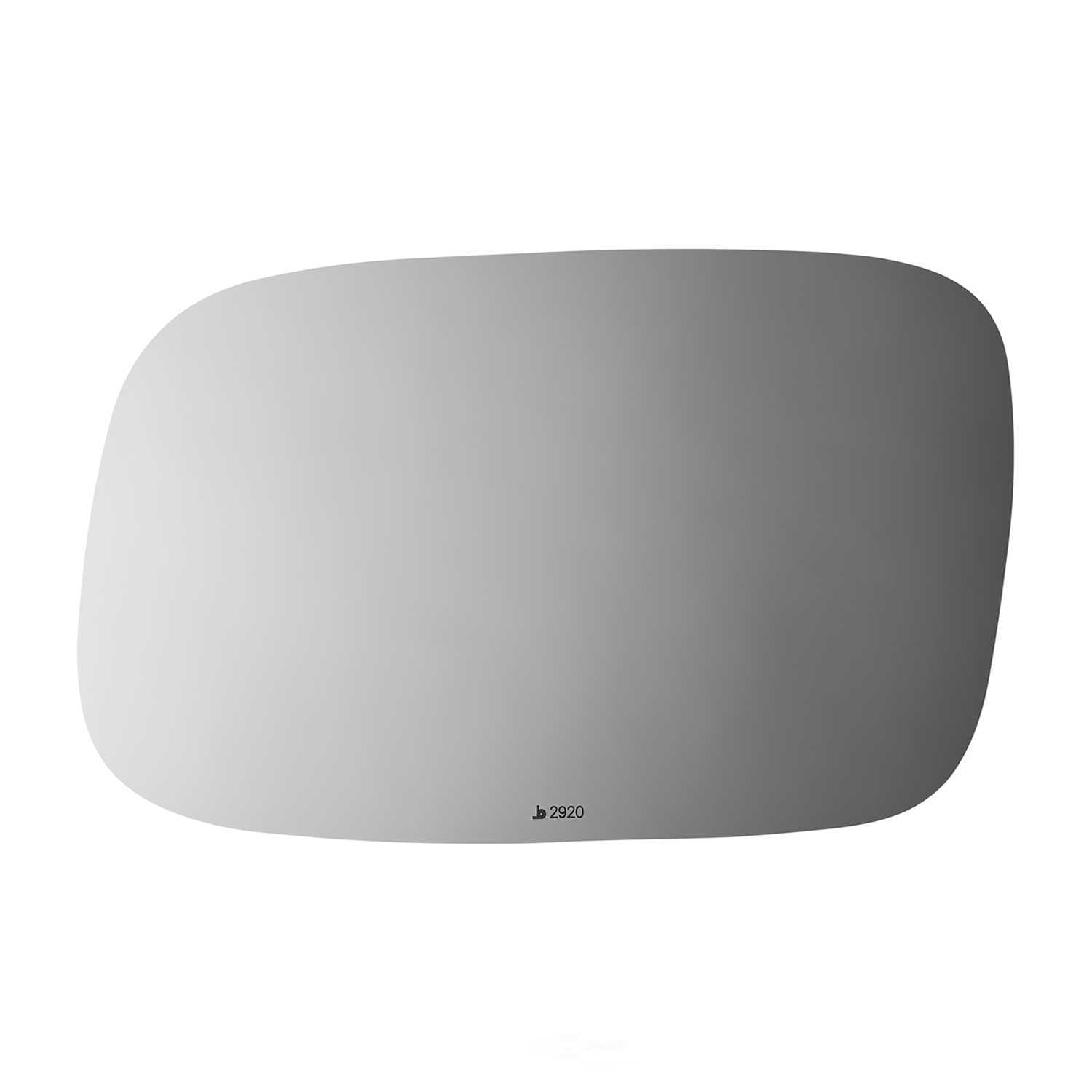 Burco Side View Mirror Replacement Glass - Clear Glass - 2920