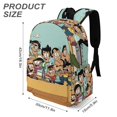 thumbnail image 3 of The Casagrandes Characters Laptop Backpack Schoolbag Adjustable Daypack Student Satchel Fashion Bookbag Travel Rucksack, 3 of 8