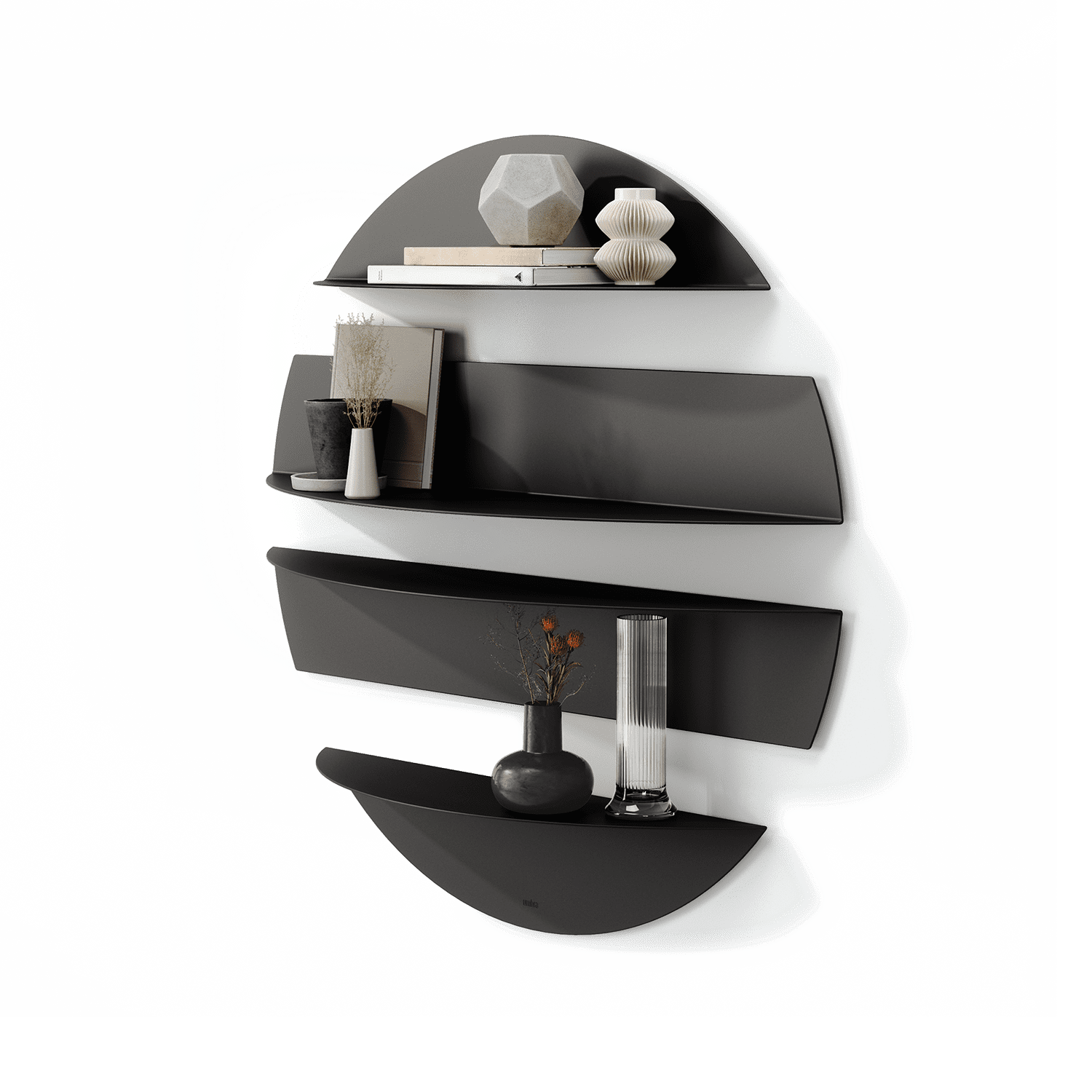 Umbra Solis Decorative Metal Floating Wall Shelves