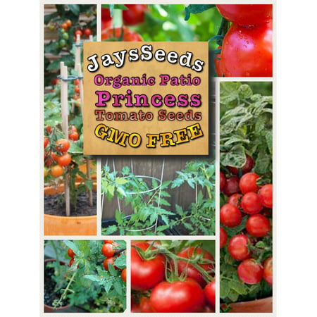 Patio Princess Hybrid Tomato 200 Seeds (Non-GMO) Jays