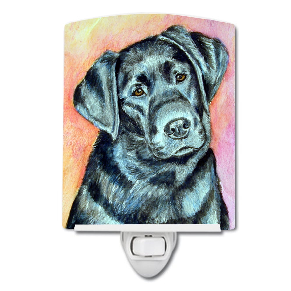 Black Labrador Ceramic Night Light