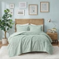 thumbnail image 5 of Cotton Bedding Set King/Cal King Embroidered Medallion Faux Fur Ultra Plush Comforter Mini Set,Comforter Set, 5 of 12