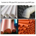 thumbnail image 3 of Water Pipe Lifting Drill Bits Heavy Duty Reaming PPR Pipe Repair Tool with Limited Rotating Groove 6.35mm Hex Shank, 3 of 4