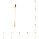 thumbnail image 2 of Inteprter Cuchara mezcladora de acero inoxidable con mango largo, cucharilla colorida para el hogar, cucharas para revolver, restaurante, tienda de té de oro Escribe un 10piezas Inteprter CBP164720, 2 of 6