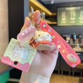 thumbnail image 3 of Sanrios Kawaii Donut Series colgante Cinnamoroll Kuromi Mymelody Kitty Cartoon Bag colgante Doll llavero, 3 of 5