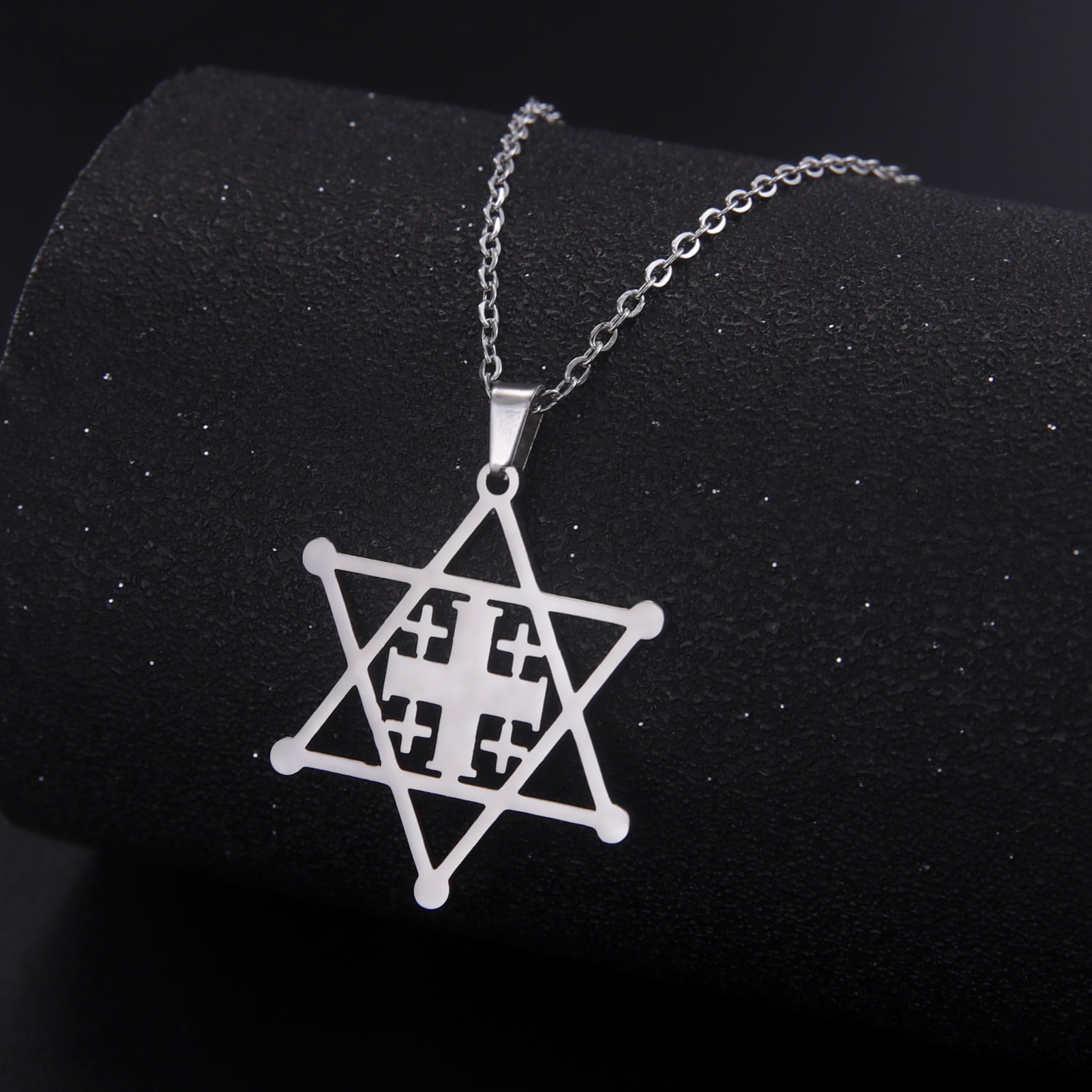 Jerusalem star necklace sale