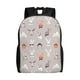 thumbnail image 1 of Disketp Various Rabbits Mochila Unisex de Apertura Lateral Completa, Mochila para Laptop para Escuela, Trabajo y Viajes, 1 of 8