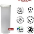 thumbnail image 3 of SIGNORA WARE Pasta Storage Container with Lid Airtight 30 oz White, 3 of 6