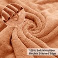 thumbnail image 4 of Kebury 8 Piece Bath Towel Set, 2 Oversize Bath Towels, 2 Hand Towels, 4 Washclothes, Soft Towel Quick Dry Highly Absorbent Shower Bathroom Towels Set Hotel Collection (Orange Red), 4 of 8