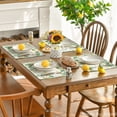 thumbnail image 3 of Smile Eucalyptus Leaves Spring Summer Table Runner and Placemats 13x72inch, 12x18inch, 3 of 15