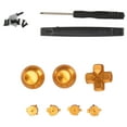 thumbnail image 2 of D Pad Remplacements Kits, Concave et Convexe Conception Game Controller Boutons Réparation Kit Réduire la Fatigue du Pouce Confortable Pratique pour Game Controller Or, 2 of 8