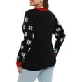 thumbnail image 4 of IFFEI Chandail de Noël Laid pour Femmes Imprimé Original Col Rond Festival, 4 of 6
