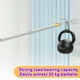 thumbnail image 4 of Barra para colgar ropa Cagaloi, ajustable, 74 — 180 cm, acero inoxidable, 4 of 7