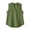 Army Green, variant on Einccm Women's V-Neck Sleeveless Loose Fit Tank Top with Button Detail, Breathable Bamboo Linen Blend Solid Color Blouse for Casual Daily Wear, Summer Office and Fashionable Outfits
