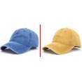 thumbnail image 5 of LinYooLi Casquette de Baseball Rétro Unie pour Femmes Hommes Sensation Denim Tendance Chapeau Crâne Réglable Toutes Saisons Décontracté, 5 of 5