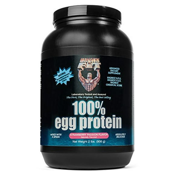 Healthy 'n Fit 100% Egg Protein 2-pound Bottle Strawberry, Tub