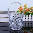 thumbnail image 6 of GOOHOCHY Transparent Acrylic Ice Bucket for Cooling Beers and Wine Portable BreakResistant Design 14cm x 13cm, 6 of 8