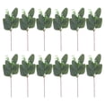 thumbnail image 1 of Hojas de Eucalipto Artificiales Uxcell, Tallos de Eucalipto en Bulto, Seda Falsa Dólar Plateado para Decoración de Verdor, Verde 12 Pcs, 1 of 6
