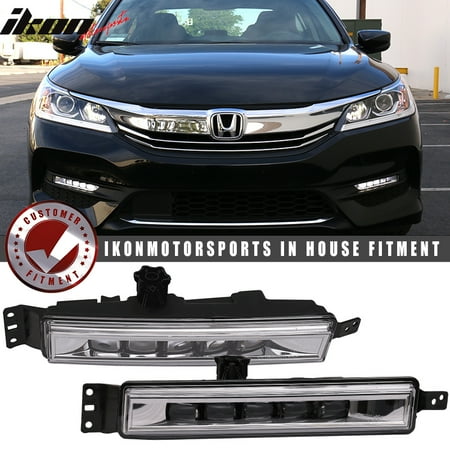 - Fits 16-17 Honda Accord Sedan Coupe 2DR 4DR OE Style LED Fog Light Lamp