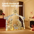 thumbnail image 2 of EasingRoom 6Ft  Light-Up Holiday Decoration for Christmas Outdoor Lighted Nativity Scene, 2 of 8