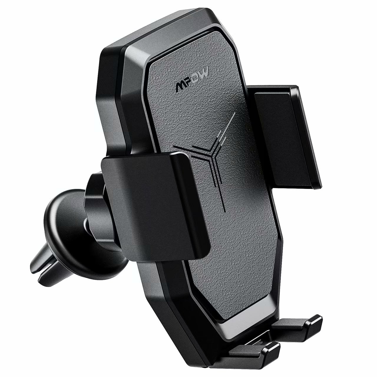Compatible iPhone 11//11 Pro//Xs Max//XS//XR//X//8 10W//7.5W Qi Fast Charging Phone Holder for Air Vent and CD Slot 2-in-1 Car Mount with Dual Vent Clips Samsung Galaxy Mpow Wireless Car Charger Mount