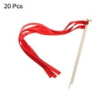 thumbnail image 3 of Unique Bargains 20Pcs Wedding Ribbon Sticks Ribbon Streamers Sticks for Wedding Celebration Red, 3 of 5