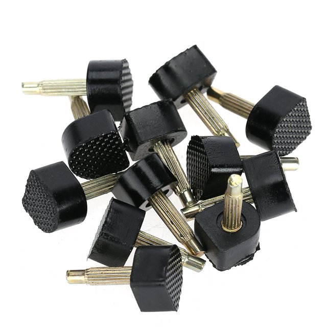 60PCs Noir Durable U-Forme Talon Pointes Remplacement Haut Talon Protecteurs Chaussure Réparation Pointe Robinets Chaussures Chevilles Ascenseurs Remplacement pour les Femmes Anti-Dérapant, 5 Taille Différente