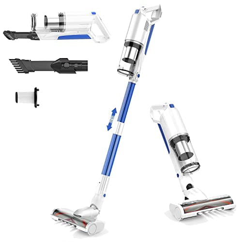 Aspiradora inalámbrica whall, aspiradora de mano ligera con motor sin escobillas y succión potente mejorada, ideal para el hogar, pelo de mascotas, alfombras, suelos duros, hasta 55 minutos de autono