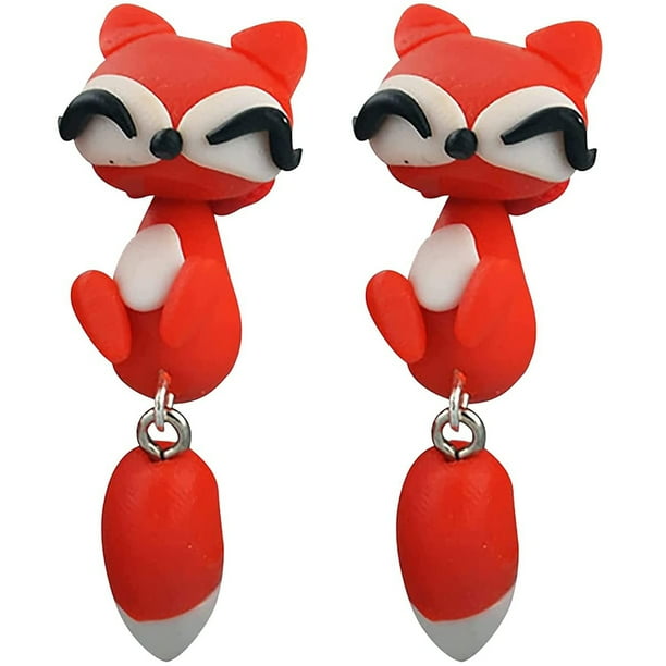 Cute Biting Earrings, 3D Hippo Biting Earrings, Cute Cartoon Animal Earrings, Fox Biting Earrings, Simple Cartoon Earrings, Cute Earrings Cute Biting Earrings, 3D Hippo Biting Earrings, Cute Cartoon Animal Earrings, Fox Biting Earrings, Simple Cartoon Earrings, Cute Earrings