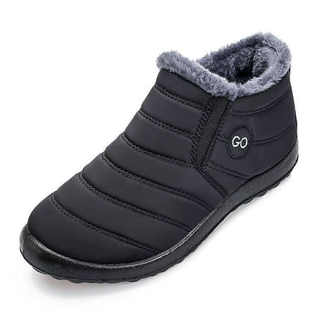 

Ecetana Womens Winter Snow Boots Keep Warm Ankle Boots Waterproof Outdoor Booties