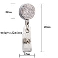 thumbnail image 2 of Retractable Badge Holder, Lightweight Plastic Badge Reel Retractable Card Holder, 2 of 4