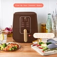 thumbnail image 5 of Beautiful 3 Qt Air Fryer with TurboCrisp Technology, EverGood Non-Toxic Ceramic Nonstick Coating, Chocolate by Drew Barrymore, 5 of 13